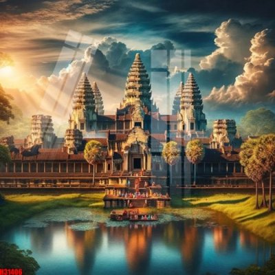 File tranh File tranh gốc in tranh tường nền tổng hợp H31406 (gốc) in trên kính