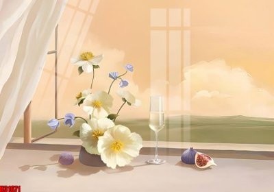 File tranh File tranh gốc in tranh tường nền tổng hợp H31671 (file gốc) chuẩn màu in