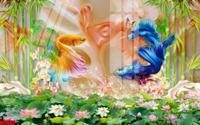 File gốc File tranh gốc in tranh tường nền tổng hợp H31781 (in mica) làm bảng hiệu