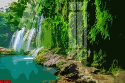 Tải file File tranh gốc in tranh tường nền tổng hợp H32380 (gốc) để in ấn ngay