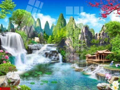 File gốc File tranh gốc in tranh tường nền tổng hợp H33020 (cho in UV) siêu nét