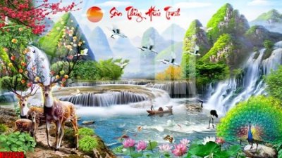 Tải về hình ảnh gốc File tranh gốc in tranh tường nền tổng hợp H33025 sắc nét