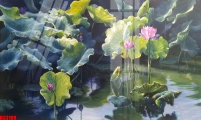 File in trần File tranh gốc in tranh tường nền tổng hợp H33109 (bản gốc) mây trời