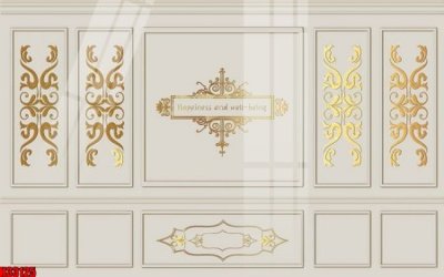 File tranh File tranh gốc in tranh tường nền tổng hợp H33125 (gốc) phong cách tối giản