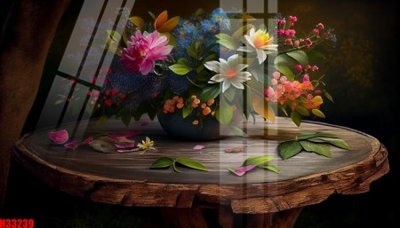 File gốc File tranh gốc in tranh tường nền tổng hợp H33239 (ảnh chi tiết) để in lụa