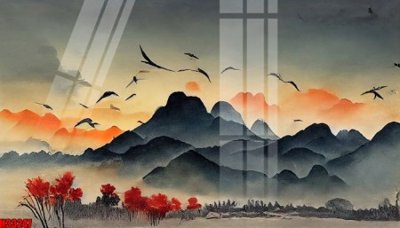 File PSD File tranh gốc in tranh tường nền tổng hợp H33247 (gốc) tách lớp chi tiết