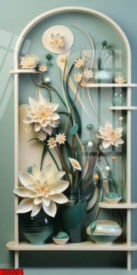 File gốc File tranh gốc in tranh tường nền tổng hợp H33394 (cho in ấn) từ kho Filetranh