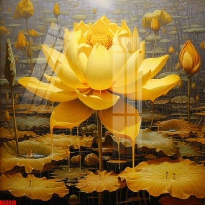 File gốc File tranh gốc in tranh tường nền tổng hợp H33516 (cho in 3D) độc đáo