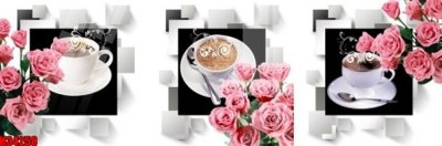 Tải file File tranh gốc in tranh tường nền tổng hợp H34258 (PSD) cho in tranh kính