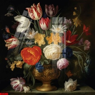 Ảnh gốc File tranh gốc in tranh tường nền tổng hợp H34380 (siêu chi tiết) để in ấn