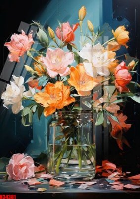 Tải file File tranh gốc in tranh tường nền tổng hợp H34381 (gốc) in trên mọi chất liệu