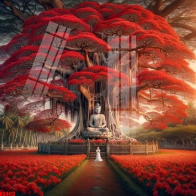 Tải file File tranh gốc in tranh tường nền tổng hợp H34412 (ảnh gốc) độ phân giải 300dpi