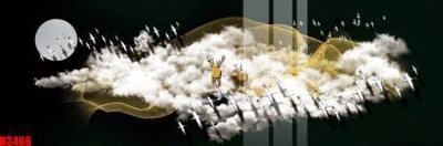 File in trần File tranh decor tranh bộ treo tường tổng hợp H3466 (bản gốc) 5D