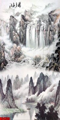 File gốc File tranh gốc in tranh tường nền tổng hợp H34739 (AI/EPS) cho in ấn