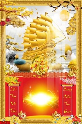 File gốc File tranh gốc in tranh tường nền tổng hợp H34790 (phiên bản chuẩn) để in ấn