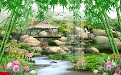 Download file gốc File tranh gốc in tranh tường nền tổng hợp H34988 (in mica) trong suốt