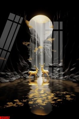 Mua file tranh gốc File tranh gốc in tranh tường nền tổng hợp H35057 tại Filetranh.com