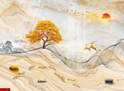 File tranh trang trí File tranh gốc in tranh tường nền tổng hợp H35075 (file gốc)