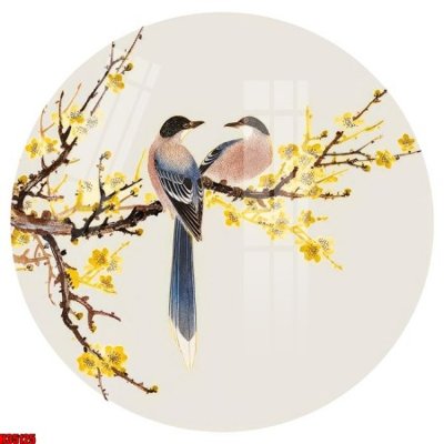 File tranh gốc in trần nhà File tranh gốc in tranh tường nền tổng hợp H35125 3D