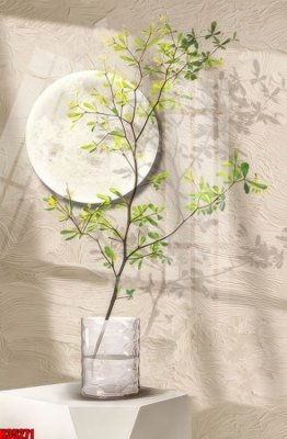 File PSD File tranh gốc in tranh tường nền tổng hợp H35271 (gốc) nhiều lớp (multi-layer)