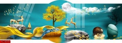 File PSD File tranh gốc in tranh tường nền tổng hợp H35333 (nguyên gốc) chất lượng cao