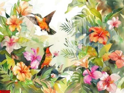 File in trần File tranh gốc in tranh tường nền tổng hợp H35367 (bản gốc) 5D