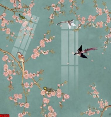 File PSD File tranh gốc in tranh tường nền tổng hợp H35725 (gốc) cho in quảng cáo