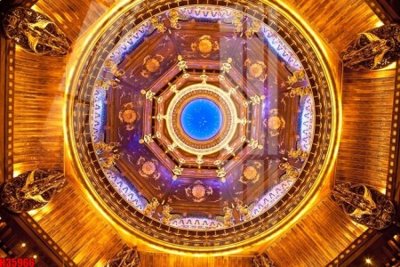 File in trần File tranh gốc in tranh tường nền tổng hợp H35966 (file gốc) hoa văn 3D