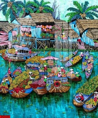 Ảnh gốc file in lụa File tranh gốc in tranh tường nền tổng hợp H36058 chi tiết