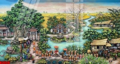 File gốc File tranh gốc in tranh tường nền tổng hợp H36916 (in tráng gương) sang trọng