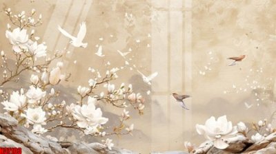 File gốc File tranh gốc in tranh tường nền tổng hợp H37103 (cho in ấn) độc quyền