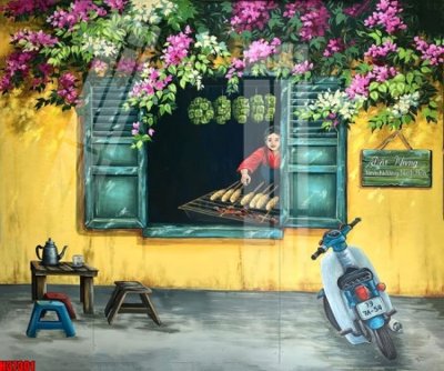 Tải file File tranh gốc in tranh tường nền tổng hợp H37301 (gốc) làm file tranh quảng cáo