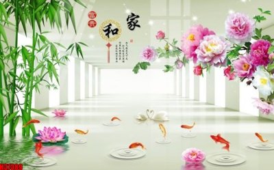 Tải file File tranh gốc in tranh tường nền tổng hợp H37389 (gốc) để in ấn ngay