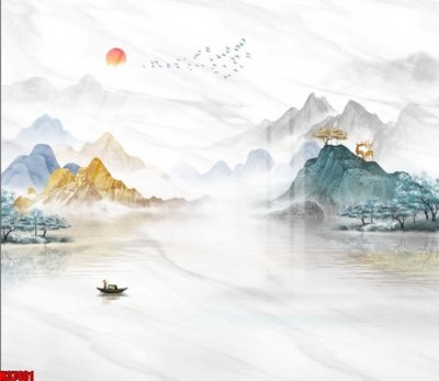 File PSD File tranh gốc in tranh tường nền tổng hợp H37401 (gốc) nhiều lớp (multi-layer)