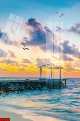 Tải file File tranh gốc in tranh tường nền tổng hợp H37465 (PSD) cho in ấn quảng cáo