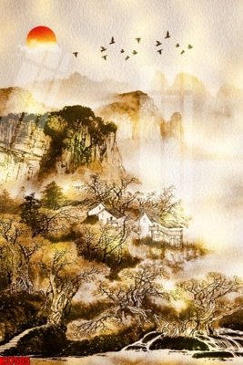 File tranh in tráng gương File tranh gốc in tranh tường nền tổng hợp H37505 (siêu nét)