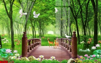 File gốc File tranh gốc in tranh tường nền tổng hợp H37616 (in tráng gương) sang trọng