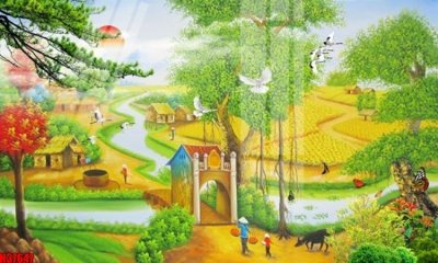 File tranh in tráng gương File tranh gốc in tranh tường nền tổng hợp H37647 (siêu nét)