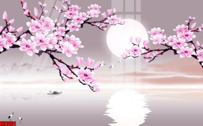 File in lụa File tranh gốc in tranh tường nền tổng hợp H37831 (tân cổ điển) File tranh gốc in tranh tường nền tổng hợp H37831