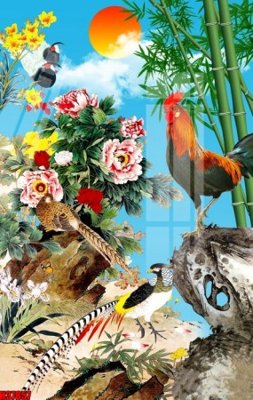 File PSD File tranh gốc in tranh tường nền tổng hợp H37857 (nguyên gốc) chất lượng cao