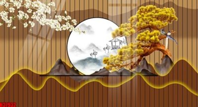 Mua file gốc File tranh gốc in tranh tường nền tổng hợp H37932 (PSD) tại Filetranh.com