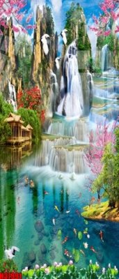 File gốc File tranh gốc in tranh tường nền tổng hợp H37991 (cho in 3D) độc đáo