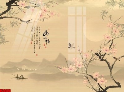 File gốc File tranh gốc in tranh tường nền tổng hợp H38008 (in tráng gương) sang trọng