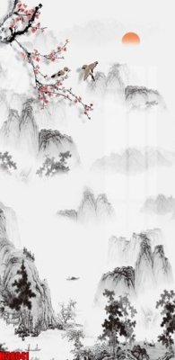 Download file File tranh gốc in tranh tường nền tổng hợp H38041 (gốc) in mica đèn LED