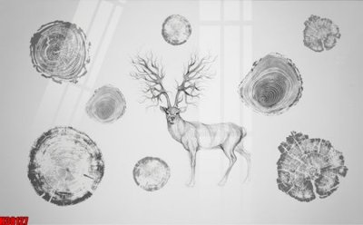 Tải file PSD File tranh gốc in tranh tường nền tổng hợp H38127 (nguyên layer) để in