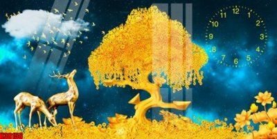 File gốc File tranh gốc in tranh tường nền tổng hợp H38156 (in tráng gương) ốp tường