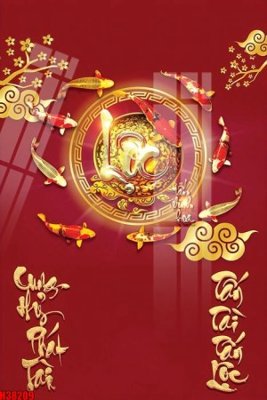 File in trần File tranh gốc in tranh tường nền tổng hợp H38209 (file gốc) phong thủy