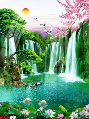 File tranh File tranh gốc in tranh tường nền tổng hợp H38239 (bản gốc) treo quán cafe