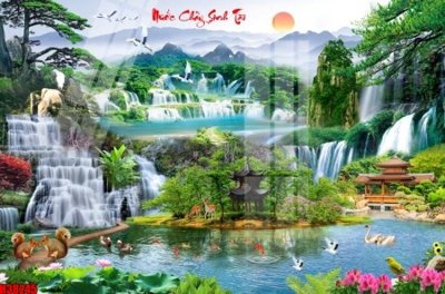 File gốc File tranh gốc in tranh tường nền tổng hợp H38245 (dành cho quảng cáo)