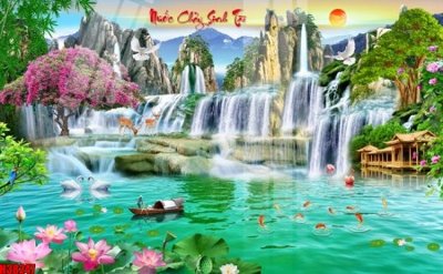 File tranh File tranh gốc in tranh tường nền tổng hợp H38247 (gốc) chủ đề thành phố